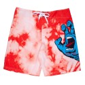 BOARDSHORT SANTA CRUZ TIE DYE HAND BOARDIE - RED TIE DYE