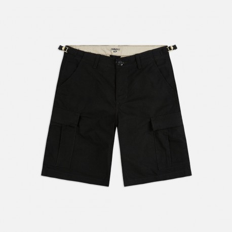 SHORT CARHARTT AVIATION - COTTON BLACK RINSED
