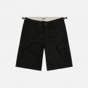 SHORT CARHARTT WIP AVIATION - COTTON BLACK RINSED