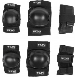 KIT DE PROTECTIONS TSG SKATE SET JUNIOR BLACK 