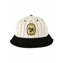 BOB PASSPORT OLIVE STRIPE 6 PANEL BUCKET - BLACK