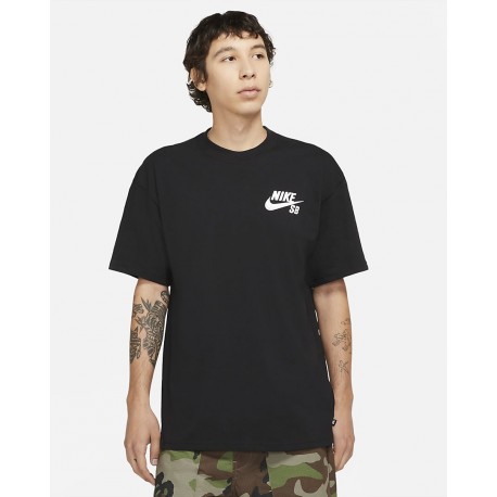 T-SHIRT NIKE SB LOGO POITRINE - BLACK