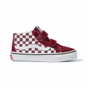 CHAUSSURES VANS SK8 MID REISSUE V ENFANT - POMEGRANATE TRUE WHITE
