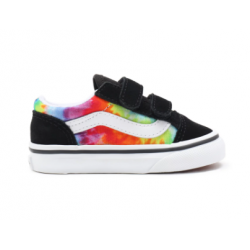 CHAUSSURES VANS OLD SKOOL V ENFANT - SPIRAL TIE DYE 