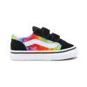 CHAUSSURES VANS OLD SKOOL V ENFANT - SPIRAL TIE DYE 