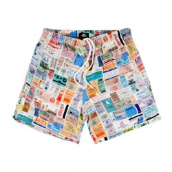 SHORT MAGENTA FREE RIDE - WHITE 