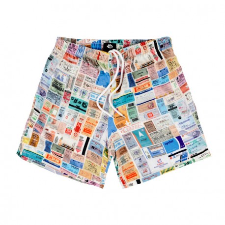SHORT MAGENTA FREE RIDE - WHITE 