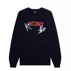 T-SHIRT HOCKEY VANDALS LS - BLACK