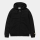 SWEAT CARHARTT WIP HOODED CHASE ZIP - BLACK GOLD