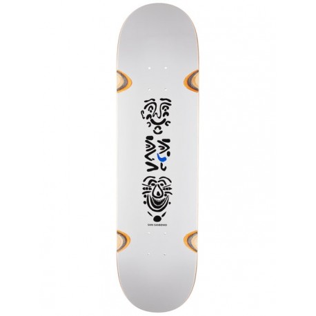 BOARD POLAR SHIN SANBONGI - FACES - WHITE - 8.25