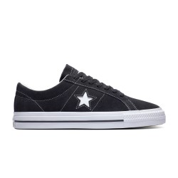 CHAUSSURES CONVERSE ONE STAR PRO OX - BLACK BLACK WHITE