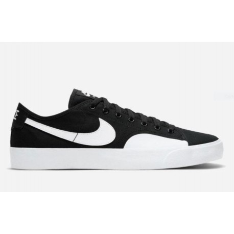 CHAUSSURE NIKE SB BLAZER COURT - BLACK WHITE 