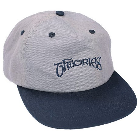 CASQUETTE THEORIES SECRETUM CAP HERRINGBONE SNAPBACK - GREY NAVY