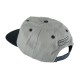 CASQUETTE THEORIES SECRETUM CAP HERRINGBONE SNAPBACK - GREY NAVY