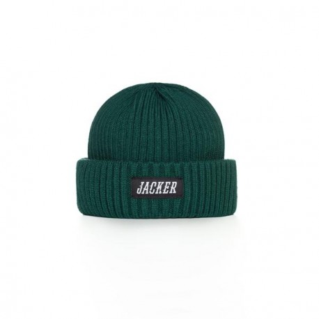 BONNET JACKER TEAM SHORT BEANIE - DARK GREEN