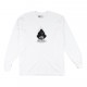 T-SHIRT WELCOME CRYSTAL BASIC LS TEE - WHITE
