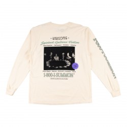 T-SHIRT WELCOME HOTLINE 2 GARMENT-DYED LS TEE - BONE