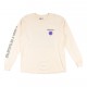 T-SHIRT WELCOME HOTLINE 2 GARMENT-DYED LS TEE - BONE