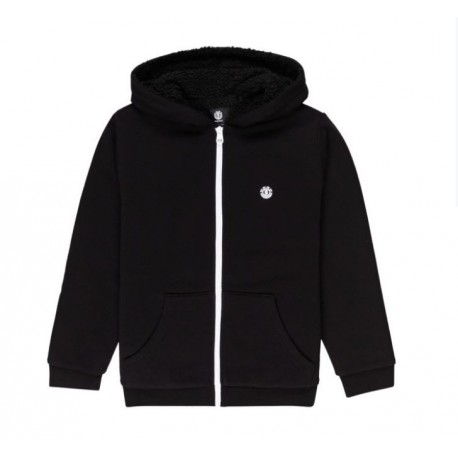 SWEAT ELEMENT BOLTON YOUTH ZIP - FLINT BLACK 