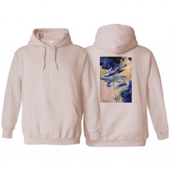 SWEAT POETIC COLLECTIVE PAINTING HOODIE - PINK