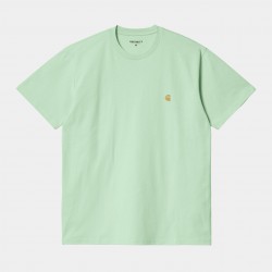 T-SHIRT CARHARTT WIP CHASE SS - PALE SPEARMINT GOLD
