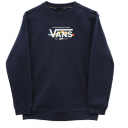 SWEAT VANS DNA BRANDING CREW BOYS DRESS BLUES