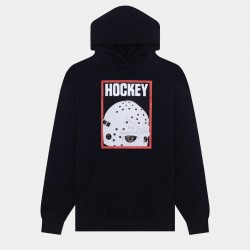 SWEAT HOCKEY HALF MASK HOOD - BLACK