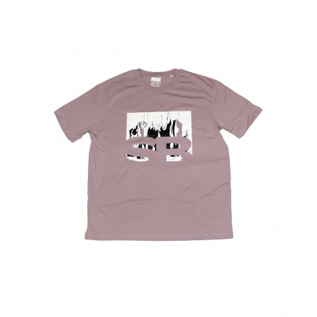 T-SHIRT SB SLIDEBOX SF - LILAC PETAL