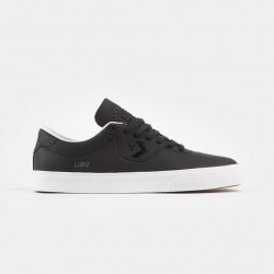 CHAUSSURES CONVERSE LOUIE LOPEZ LEATHER - BLACK BLACK WHITE