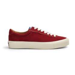 CHAUSSURES LAST RESORT AB VM001 SUEDE LOW - RED WHITE