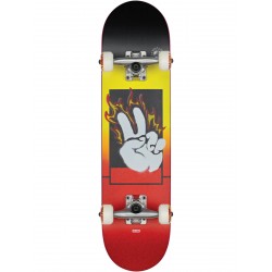 SKATE COMPLET GLOBE KIDS ALIGHT 7.0" - BLACK MAPLE RED