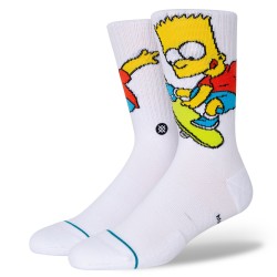 CHAUSSETTES STANCE X THE SIMPSONS BART SIMPSON - WHITE