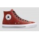 CHAUSSURES CONVERSE CONS CHUCK TAYLOR ALL STAR HIGH TOP PRO SUEDE - DARK TERRACOTTA BLACK WHITE