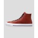 CHAUSSURES CONVERSE CONS CHUCK TAYLOR ALL STAR HIGH TOP PRO SUEDE - DARK TERRACOTTA BLACK WHITE