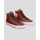 CHAUSSURES CONVERSE CONS CHUCK TAYLOR ALL STAR HIGH TOP PRO SUEDE - DARK TERRACOTTA BLACK WHITE