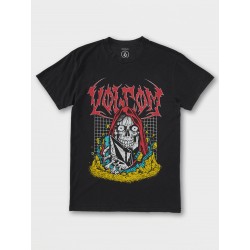 T-SHIRT VOLCOM SKATE VITALS CRYPT RIPPER - BLACK