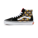 CHAUSSURES VANS SK8 HI KIDS - BLACK FLAMMING VANS