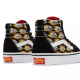 CHAUSSURES VANS SK8 HI KIDS - BLACK FLAMMING VANS