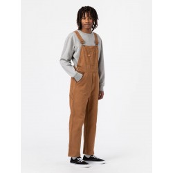 SALOPETTE DICKIES BIB OVERALL DUCK CANVAS - BROWN