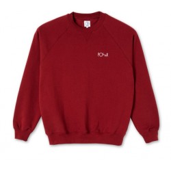 SWEAT POLAR CREW DEFAULT - RICH RED