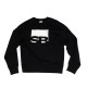 SWEAT SLIDEBOX FRONT BRODE CREW - BLACK