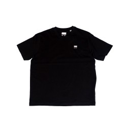 T-SHIRT SLIDEBOX CHEST BRODE - BLACK 