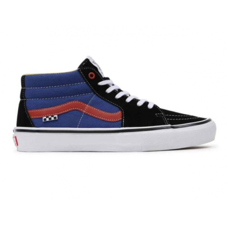 CHAUSSURES VANS SKATE GROSSO MID - RED BLUE