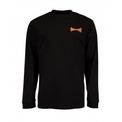 T-SHIRT INDEPENDENT SPANNING LS - BLACK