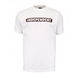 T-SHIRT INDEPENDENT BAR LOGO - WHITE