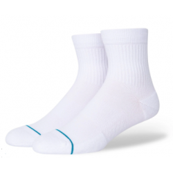 CHAUSETTES STANCE ICON QUARTER - WHITE