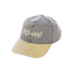 CASQUETTE WELCOME MEDLEY STONE WASHED - BLACK KHAKI