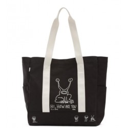 SAC VANS DANIEL JOHNSTON TOTE BAG - BLACK