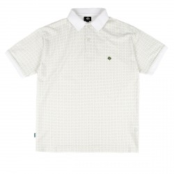 POLO MAGENTA M PIQUE - WHITE 