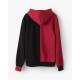 SWEAT POETIC COLLECTIVE BLOCK COLOR - BLACK RED